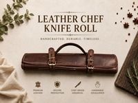 Ensemble d'outils de cuisine en acier Damas fait main |   Outils de cuisine artisanaux