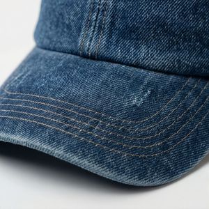 Gorras de Béisbol de Mezclilla con Lavado Ácido, Diseño Deportivo, Última Moda de Verano, Unisex, Ajuste Flexible, Ropa para Caballeros, Estilo Atlético Masculino - Product Image 4