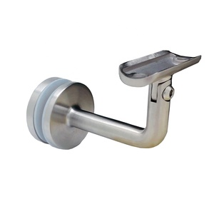 Wall Mounted Adjustable Saddle Stainless Steel Handrail Brackets for Tubing Rust Resistant Modern Design for Balcony Stair Mall - Product Image 1