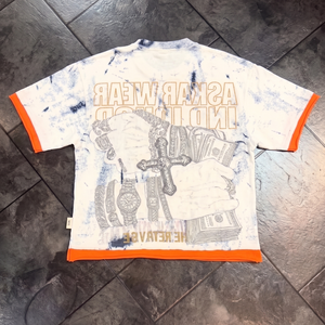 เสื้อยืดโอเวอร์ไซส์พิมพ์ลายออกแบบได้ตามต้องการเสื้อผ้าคอตตอนออร์แกนิกแบบยั่งยืนเสื้อยืดแฟชั่นแนวสตรีทในเมือง - Product Image 3