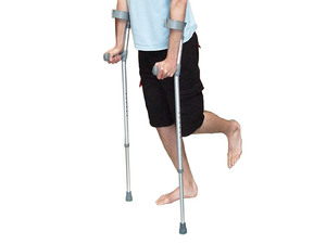 Béquille de coude réglable, légère et durable pour le soutien des fractures, aide à la marche pour les soins de santé, avec fonction de transport amovible et réglable en hauteur - Product Image 4
