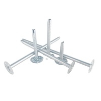 Ancre d'isolation métallique pré-galvanisée fixation d'isolation métallique pour éviter les incendies prix de gros