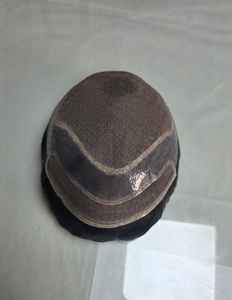 Taz Hair BD Prothèse capillaire frontale en dentelle pour hommes, cheveux humains Remy indiens, ondulation Water Wave, avec patchs centraux - Product Image 5