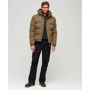 High Quality Men's Hooded Puffer Jacket Quick Dry Breathable Features Polyester/Nylon Fabric Latest Design Winter <b>Bubble</b> <b>Coat</b> - Product Image 2