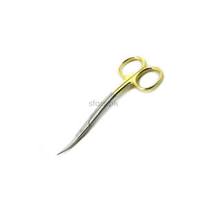 Tijeras de Goma Rectas y Curvas de 115 mm de Alta Calidad, Instrumento Manual de Acero Inoxidable para Uso Quirúrgico - Product Image 2