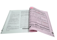 Papier NCR autocopiant multicouche format Lettre, enduit coloré, adhésif permanent, impression en une étape, hydrofuge, emballage personnalisé