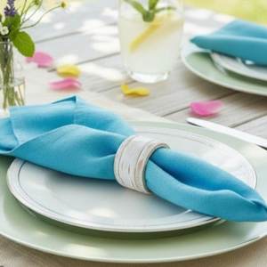 <b>Ceramic</b> Napkin <b>Rings</b> Round Table Decoration Durable Eco Friendly Dishwasher Safe Wedding Party Dinnerware Accessory - Product Image 5