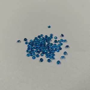 Pierres précieuses à facettes en vrac faites à la main en apatite bleue de 3mm de qualité AAA pour la fabrication de bijoux calibrée pour bagues colliers bracelets - Product Image 3
