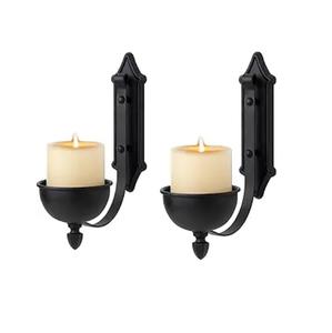 Candelabro de pared de latón macizo dorado de alta calidad, diseño floral, decorativo para la sala de estar del hogar. - Product Image 6