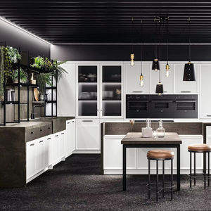 Ensemble de meubles de cuisine de luxe JY Project, style européen moderne, en chêne massif et contreplaqué, fabriqué en bois durable - Product Image 2