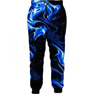 Pantalón deportivo informal de alta calidad para hombre, deportivo, recto, curvo, a rayas, ligero, ecológico, transpirable, de secado rápido, 100% - Product Image 1