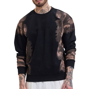 Sweat-shirt pour homme à col rond en molleton épais de qualité supérieure, surdimensionné, avec étiquette privée personnalisée - Product Image 1