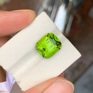 Natural Loose Peridot Stone Faceted Green Gemstone Premium Quality Jewelry Making Vivid Peridot Stone - Product Image 3