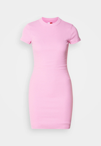 ผู้ผลิตเดรสทรงเข้ารูปแขนสั้นแบบริบบิ้นขายดีอันดับต้นๆ เดรสไหมพรมทรงมินิแบบสลิมฟิต รับทำโลโก้ตามสั่ง ขั้นต่ำในการสั่งซื้อจำนวนมาก - Product Image 4