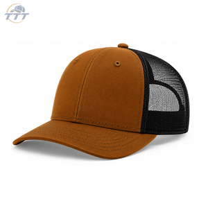 Gorra Trucker de Malla de 6 Paneles Personalizada al por Mayor OEM ODM, Gorra Snapback de Algodón y Poliéster para Deportes al Aire Libre, Lavado Vintage, Proveedor Directo - Product Image 4
