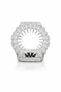 Montre de luxe DW6900 personnalisée, entièrement sertie de diamants, style hip-hop streetwear, montre numérique pour hommes, tendance - Product Image 2