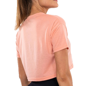 T-shirts crop top pour femmes, manches courtes, respirants, en coton de qualité supérieure, nouvelle collection direct usine. - Product Image 6