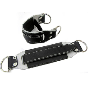 Hot New Arrival Custom Made Adjustable Fitness Leather <b>Ankle</b> Straps Non-Slip Comfortable Durable Cable Leather <b>Ankle</b> Strap - Product Image 1