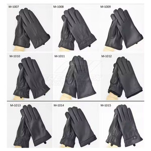 Guantes de Invierno con Pantalla Táctil, Diseño de Patrón Transpirable, Estilo Único y Protección Completa para los Dedos, en Cuero - Product Image 5