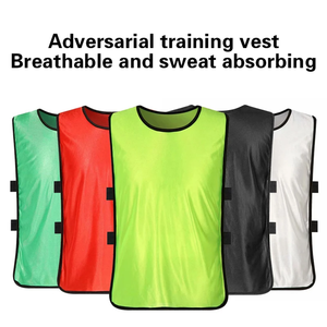 Custom Mesh <b>Training</b> <b>Bib</b> for Gym Football or School Use Lightweight Single Sports Vest Pinnie for Soccer Uniform - Product Image 4