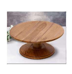 Base Redonda Universal para Pastel, Ecológica, de Madera, Modelo UO-WCS-005, Apta para Lavavajillas - Product Image 6