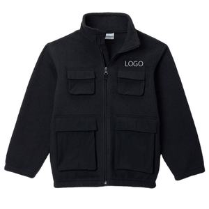 Casual Wear With Pockets And Stand Collar Cheap Rate Boys Fleece <b>Jacket</b> With Custom Logo Design Wholesale Rate For Bulk Buyers - Product Image 1