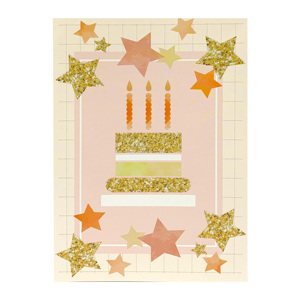 Tarjeta de Felicitación Pop-up con Diseño de Pastel Brillante - Product Image 1