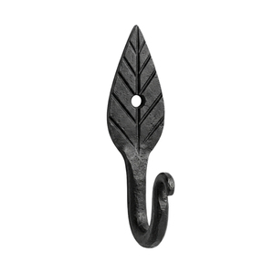 Porte-manteau mural robuste en fonte, design moderne, en métal noir, pour vêtements et serviettes, idéal pour entrée et couloir - Product Image 3