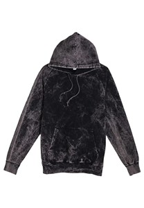 High Quality Manufacturer 400Gsm Heavyweight Thick Distressed Cut and Sew Vintage Embroidery Patch Men Acid Wash Pullover Hoodie - Product Image 4