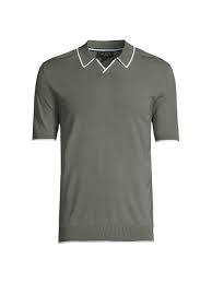 High Quality Men's for Shirt Fashionable V-Neck Short Sleeve Breathable Anti-Wrinkle Polyester/Cotton Anti-Pilling - Product Image 2