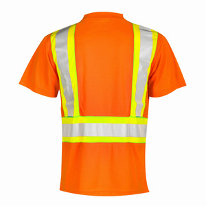 <b>Hi</b> <b>Vis</b> T <b>Shirt</b> High Visibility T <b>Shirt</b> Reflective T <b>Shirt</b> Workwear T <b>Shirt</b> Breathable T <b>Shirt</b> Safety Apparel Manufacturer - Product Image 4