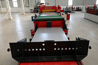Machine de découpe, de redressement et de nivellement de tôles hydraulique automatique contrôlée par PLC, avec fonction de découpe sur mesure et de formage de rouleaux