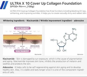 อีนั้ธ อัลตร้า เอ็กซ์10 คอลลาเจน มอยส์เจอร์ไรเซอร์ ฟาวเดชั่น เอสพีเอฟ50+ พีเอ+++ สำหรับทุกสีผิว - Product Image 5