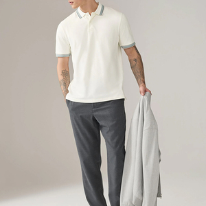 Camiseta Polo Informal Transpirable para Hombre, Moda de Verano, Nueva Colección, Venta al por Mayor, Nuevo Diseño, Logotipo Personalizado - Product Image 3