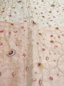 Tissu en dentelle à sequins brodés de perles pour Abaya, Kaftan, vêtements de mode, textile personnalisé, exportateur en gros - Product Image 6