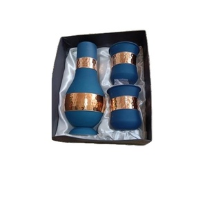 Premium Quality <b>Copper</b> <b>Bottle</b> Decorative Unique Design Round Shape Water <b>Drinking</b> <b>Bottle</b> - Product Image 1