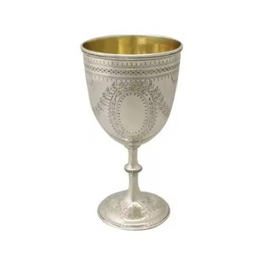 Cáliz Tradicional de Iglesia, Copa de Comunión de Metal para Servicios Religiosos Cristianos y Reuniones de Adoración - Product Image 1