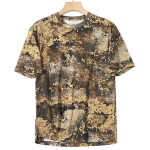 Camisetas de Caza Transpirables de Camuflaje para Verano, Camisetas Ligeras de Secado Rápido con Estampado de Carcasa Suave para Hombre, Ropa de Pesca y Caza de Verano - Product Image 1