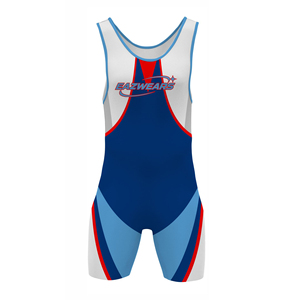 Premium <b>Mens</b> Sublimated <b>Wrestling</b> <b>Singlets</b> Custom Printed Stretch Uniform Competition Training Team Athletic Apparel Manufacture - Product Image 2