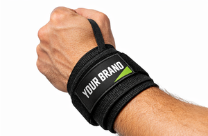 Muñequeras para Levantamiento de Pesas y Powerlifting, Soporte Elástico Resistente para Muñeca con Bucle para Pulgar y Velcro Ajustable - Product Image 4