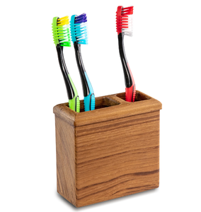 Handcrafted Natural Wood toothbrush Holder/Container Toothbrush Storage <b>Bathroom</b> Product At Under Your Budget - Product Image 1
