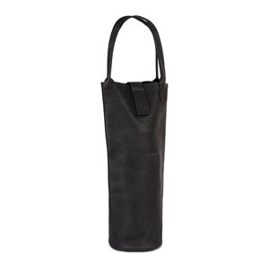 Porta Botellas de Vino de Cuero Genuino con Logotipo Personalizado al por Mayor, Estuche de Almacenamiento de Botellas Vintage Premium, Bolsa de Transporte de Vino Portátil LEB-0081B - Product Image 4