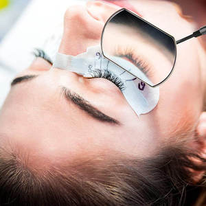 Sustainable Stainless Steel Personalized Cosmetic Eyelash Extension <b>Mirror</b> Silver Finish Customized Packaging Lash - Product Image 4