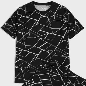 MARGINAL SPORTS Conjuntos de Camisetas de Secado Rápido de Forro Polar para Hombre, Estampado por Sublimación Personalizado, Casuales de Verano, con Estampado Completo de Animales - Product Image 3