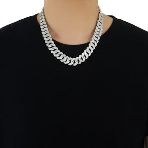 Cadena Cubana de Lujo con Diamantes Moissanite Estilo Hip Hop para Hombre y Mujer, en Plata de Ley 925, Disponible al Mejor Precio - Product Image 6