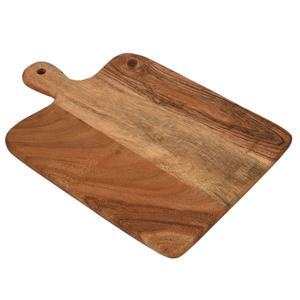 Planche à découper classique en bois, plateau de service en bambou et bois de manguier, pour légumes et fruits, rectangulaire, ustensile de cuisine en stock - Product Image 4
