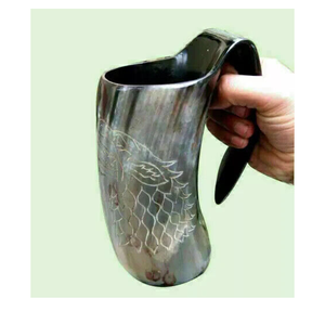 Custom Buffalo Horn Beer Mugs <b>For</b> <b>Wedding</b> Decorative 200ml Capacity Eco-Friendly Religious Handmade Horn Mug From India - Product Image 6