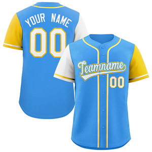 Custom Baseball Jersey Short Sleeve Button Up Team Uniform Custom <b>Name</b> Sports Wear OEM ODM Manufacturer Wholesale Bulk - Product Image 4