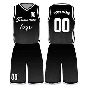 Conjunto de Uniforme de Baloncesto Sublimado Personalizado GLORY, Azul Oscuro, Cuello en V, Sin Mangas, Secado Rápido, Transpirable, Antibacteriano, Poliéster - Product Image 2