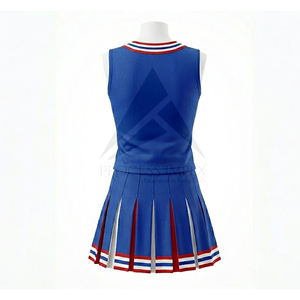 Cheerleading Uniform Customized Polyester Spandex New Design Wholesale High Quality Adult Sleeveless Girls Skirt Style 240g - Product Image 4